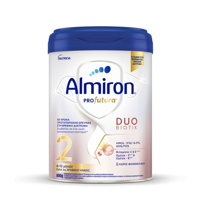 Nutricia Almiron Profutura 2 Γάλα 2ης Βρεφικής Ηλικίας 6-12m 800gr