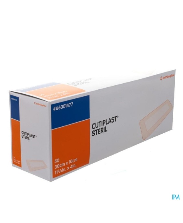Smith & Nephew Αποστειρωμένο Αυτοκόλλητο Επίθεμα Cutiplast Steril 30x10cm