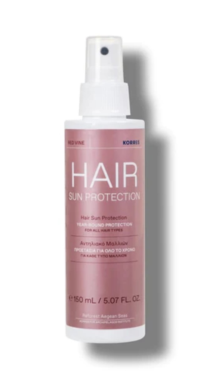 Korres Red Vine Hair Sun Protection Κόκκινο Αμπέλι Αντηλιακό Μαλλιών 150ml