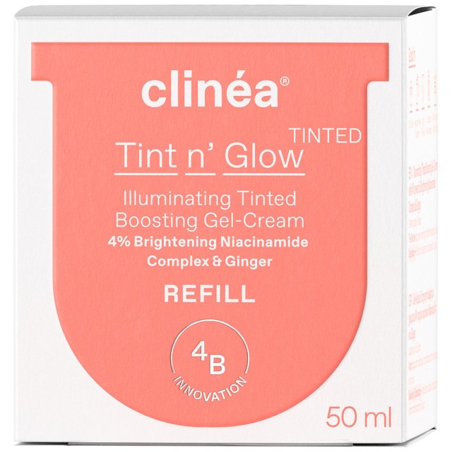 Clinea Tint n Glow Illuminating Tinted Boosting Gel-Cream Refill Gel-Κρέμα Ενίσχυσης Λάμψης Με Χρώμα Ανταλλακτικό 50ml