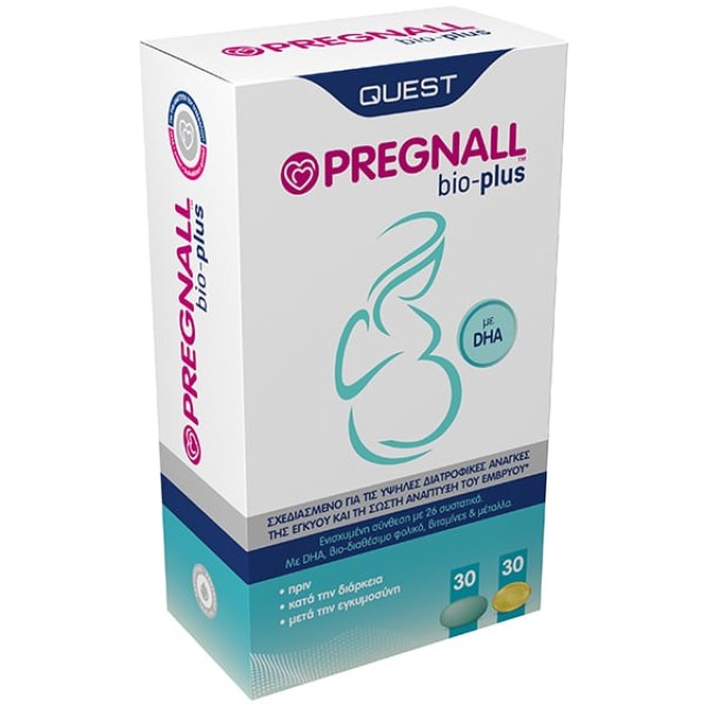 Quest Pregnall Bio-Plus, 30tabs+30caps