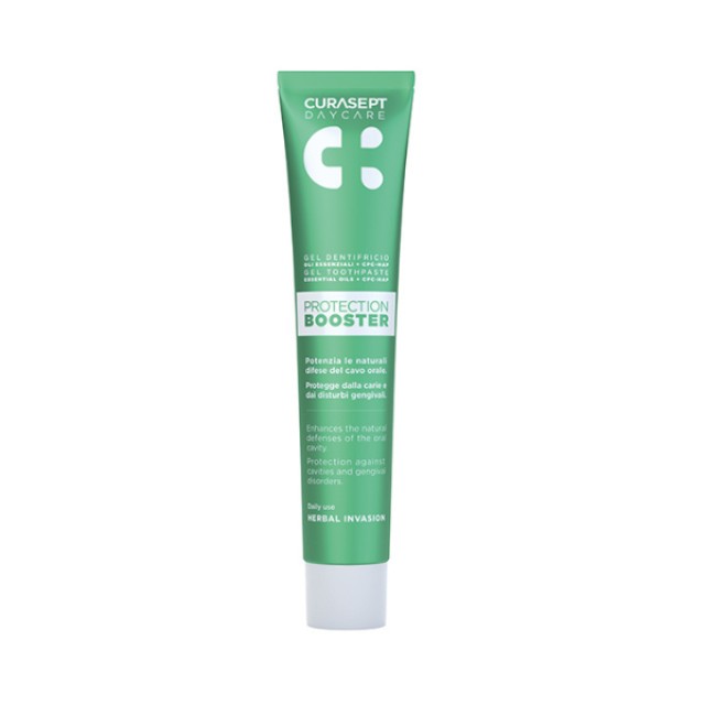 Curasept Daycare Protection Booster Gel Toothpaste Οδοντόκρεμα Herbal Invasion, 75ml