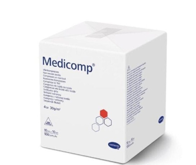 Hartmann Medicomp Μη Αποστειρωμένες Γάζες 10x10cm 100τμχ