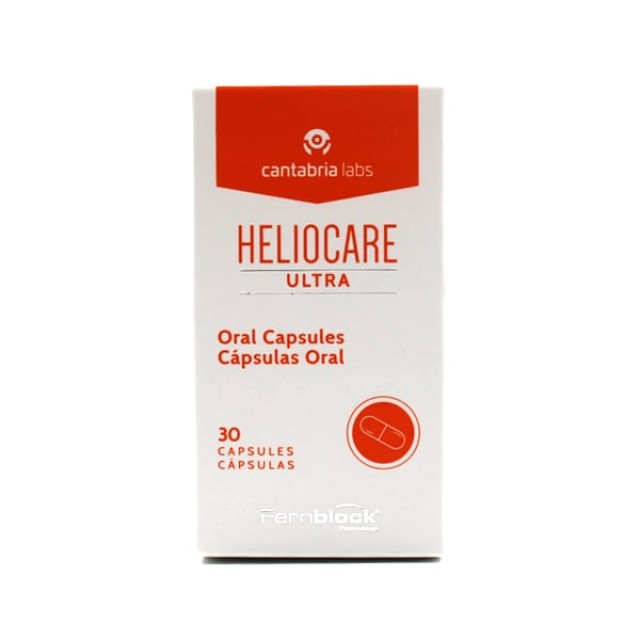 CANTABRIA LABS - Heliocare Ultra Oral Συμπλήρωμα Διατροφής για την Προστασία του Δέρματος, 30caps