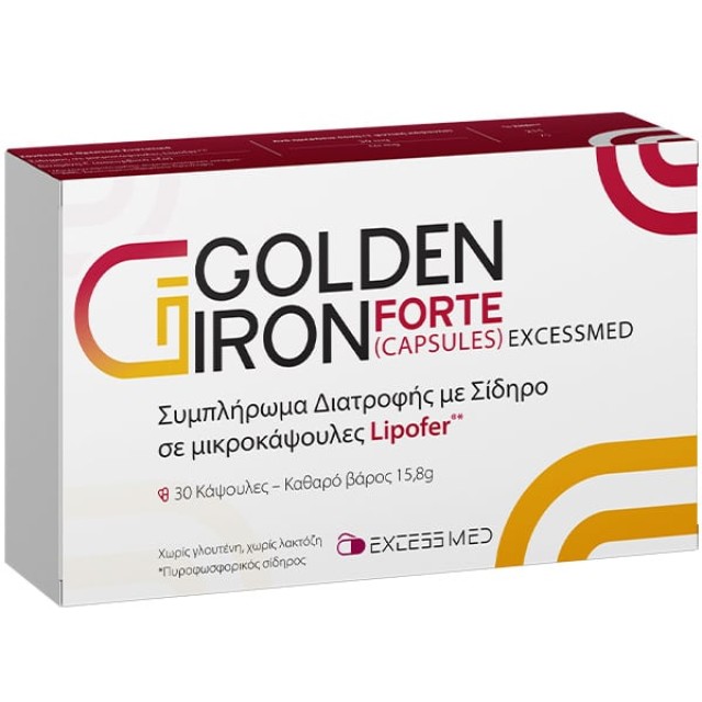 EXCESSMED Golden Iron Forte, 30caps