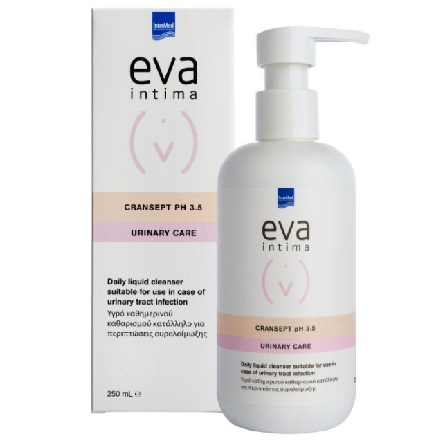 Intermed Eva Intima Wash Cransept pH3.5 Υγρό Καθημερινού Καθαρισμού της Ευαίσθητης Περιοχής 250ml