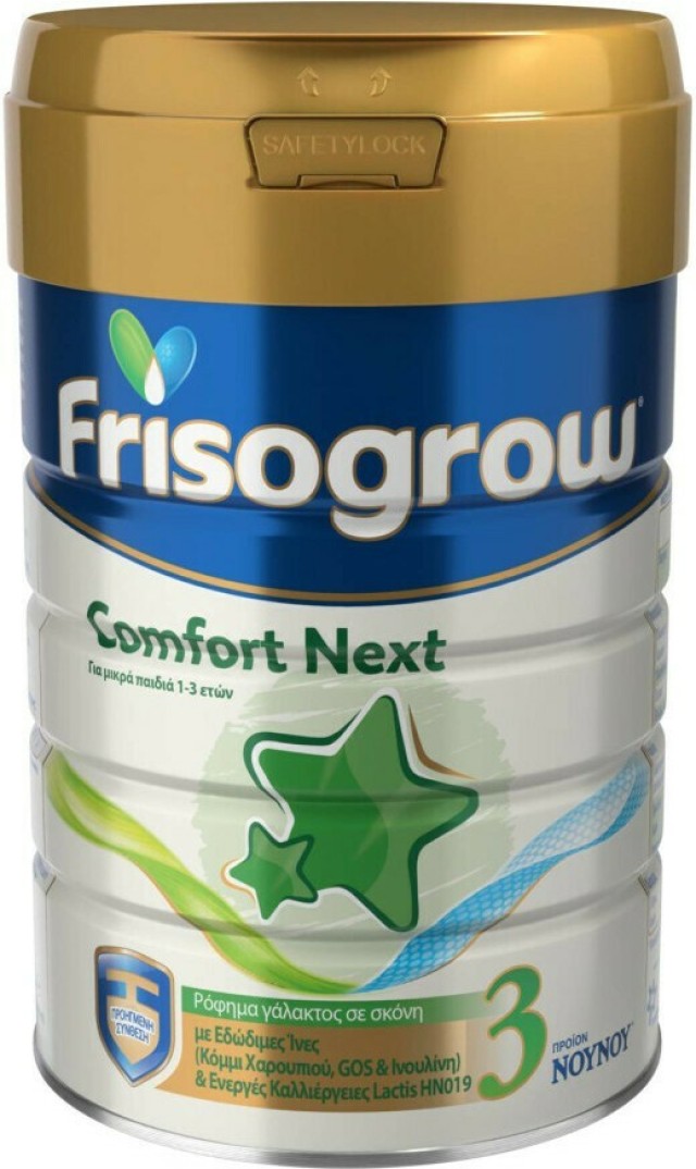 Friso Γάλα Σε Σκόνη Frisogrow 3 Comfort Next 12m+ 400gr