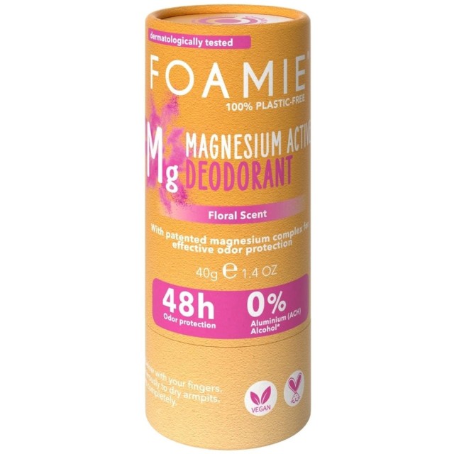Foamie Happy Day Solid Deodorant Stick 40g Στερεό Αποσμητικό σε Μορφή Στικ