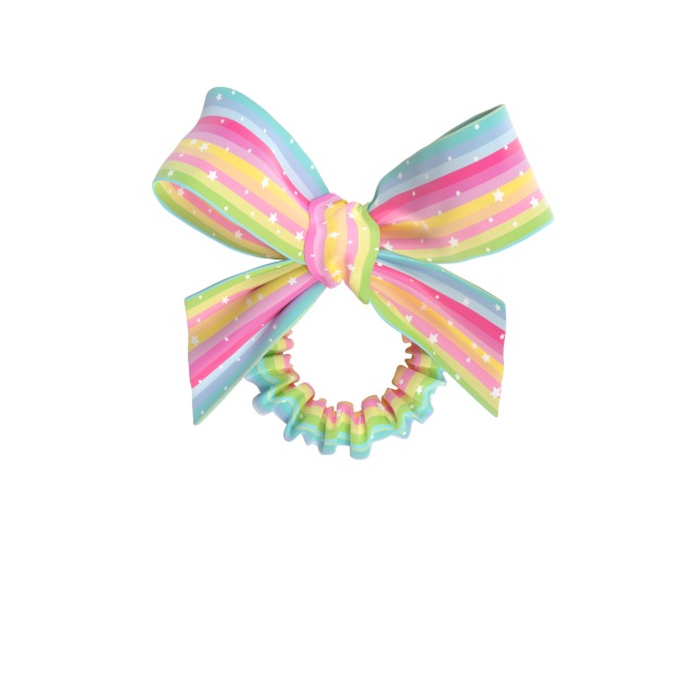 Iivisobobble Kids Slim Sprunchie Bow Lets Chase Rainbows 1τμχ