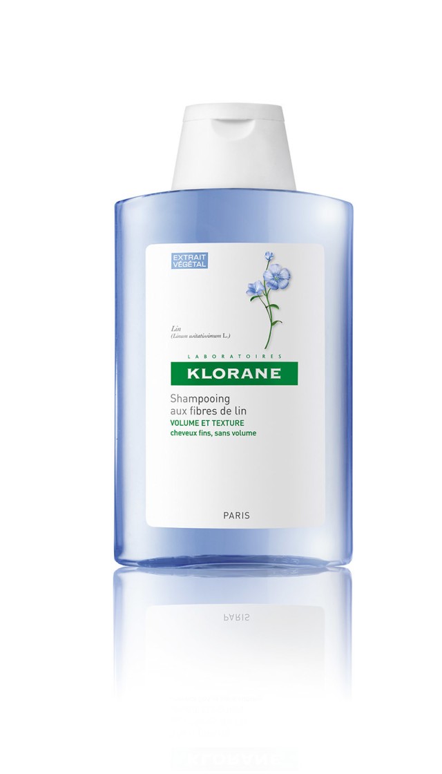 Klorane Flax Fiber Volume & Texture Shampoo BIO Σαμπουάν Με Ίνες Λιναριού Για Όγκο 400ml