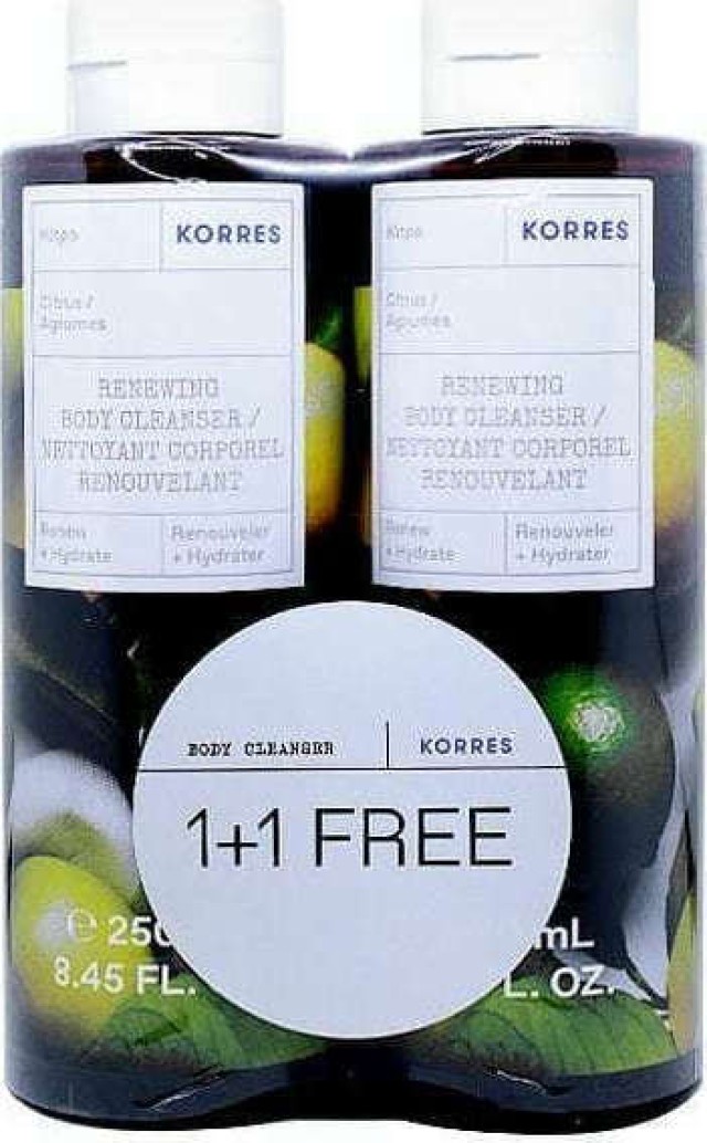 Korres 1+1 Αφρόλουτρο Κίτρο 2*250ml