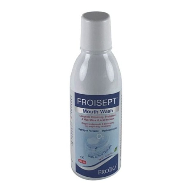 Froika Froisept Mouth Wash Στοματικό Διάλυμα για Πλήρη Καθαρισμό & Ενυδάτωση της Στοματικής Κοιλότητας, 500ml