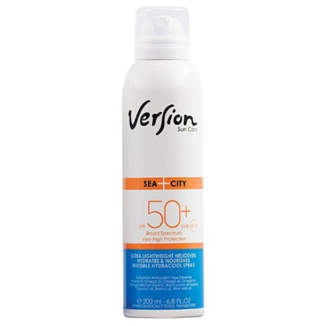 Version Sea+City Αντηλιακό Spray Για Το Σώμα SPF50+ 200ml