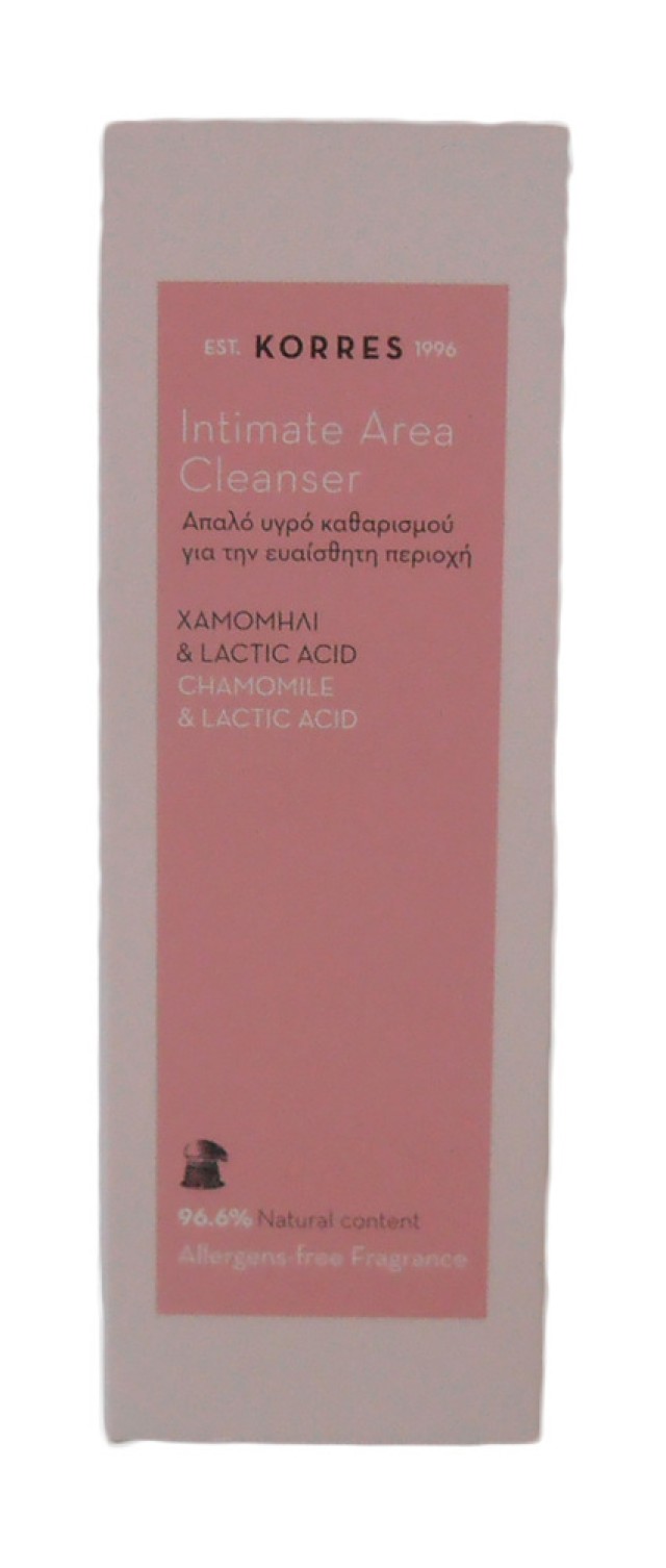 Korres Intimate Area Cleanser Με Χαμομήλι & Lactic Acid 250ml