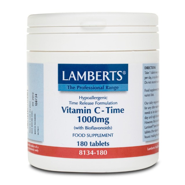 Lamberts Vitamin C Time 1000mg 180 ταμπλέτες