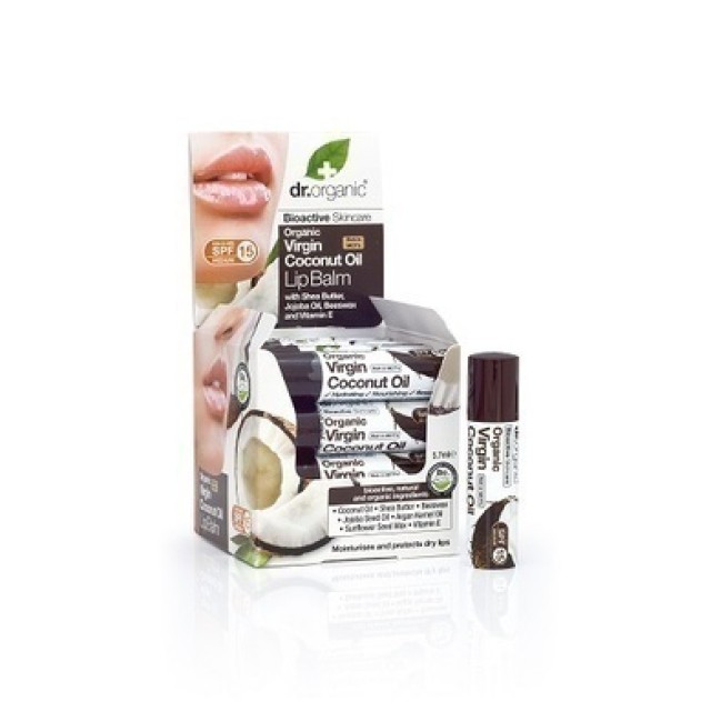 Dr..Organic Coconut Oil Lip Balm 10ml
