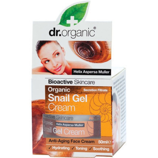 DR.ORGANIC SNAIL GEL ANTI AGEING FACE CREAM 50ml