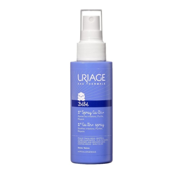 Uriage 1er Spray Cu-Zn+ Σπρει Κατά των Ερεθισμών του Βρεφικού Δέρματος, 100ml