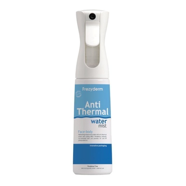 Frezyderm Anti-Thermal Water Mist Καταπραϋντικό Ενυδατικό Νερό Με Αντιθερμική Δράση Για Πρόσωπο & Σώμα 300ml