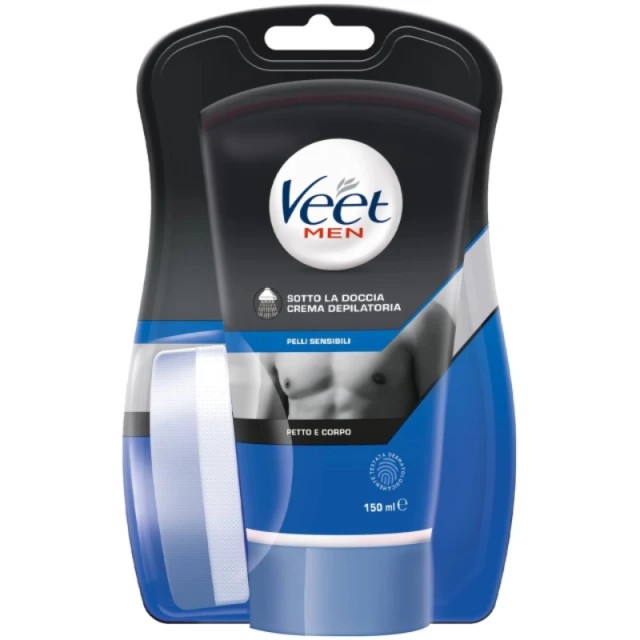 Veet Men Ανδρική Κρέμα Αποτρίχωσης για Χρήση στο Ντούζ, 150ml
