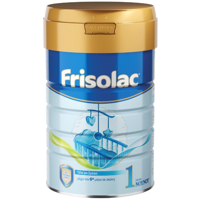 Friso Frisolac No1 Γάλα Σε Σκόνη Για Βρέφη 0-6 Μηνών 400gr