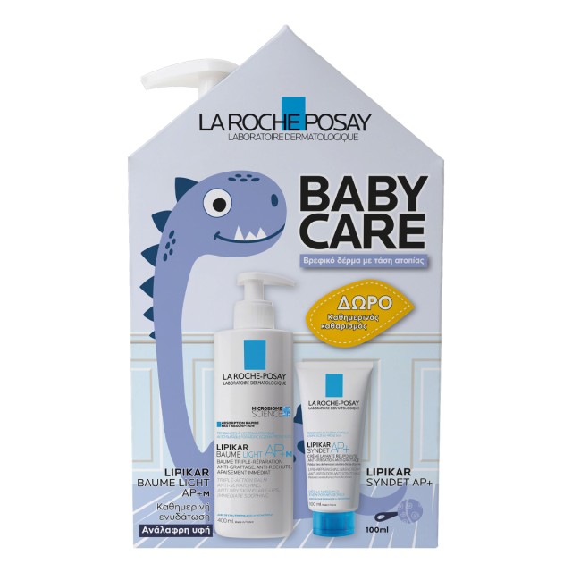 La Roche Posay Promo Baby Care Lipikar Baume Light AP+M 400ml + Lipikar Syndet AP+ 100ml