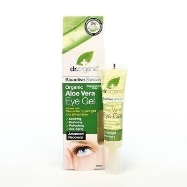 DR.ORGANIC ALOE VERA EYE GEL 15ml