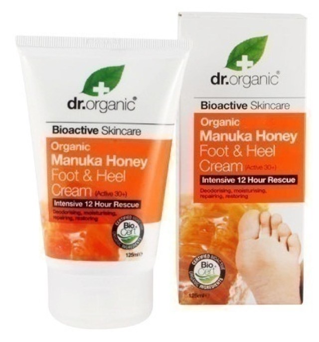 DR.ORGANIC MANUKA HONEY FOOT&HEEL CREAM 125ml