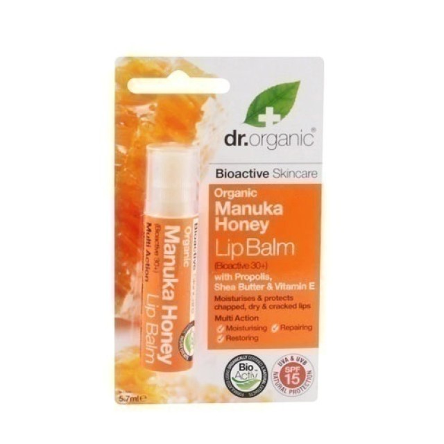 DR.ORGANIC MANUKA HONEY LIP BALM SPF15 5,7ml