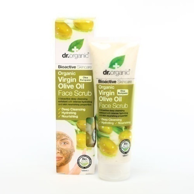 DR.ORGANIC VIRGIN OLIVE OIL FACE SCRUB 125ml