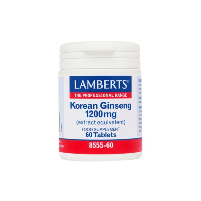 Lamberts Korean Ginseng 1200mg 60 ταμπλέτες