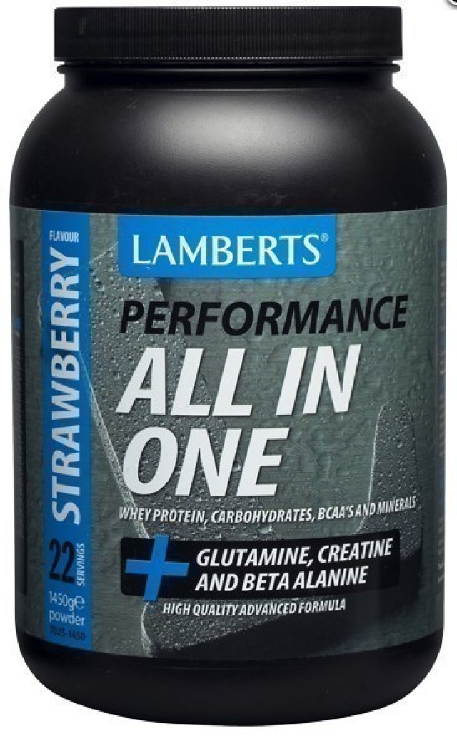 Lamberts Performance All In One Φράουλα 1450gr