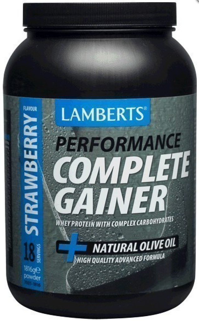 Lamberts Performance Complete Gainer & Fine Oats Φράουλα 1816gr