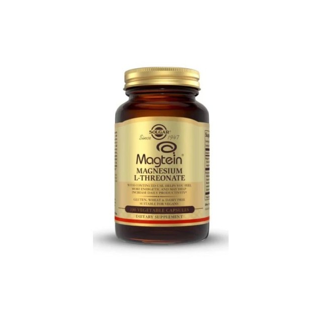 Solgar Magtein Magnesium Lthreonate 60 φυτικές κάψουλες