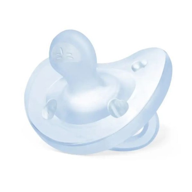 Chicco Soft Πιπίλα Σιλικόνης Γαλάζιο για 0-6Μ (1ΤΜΧ)