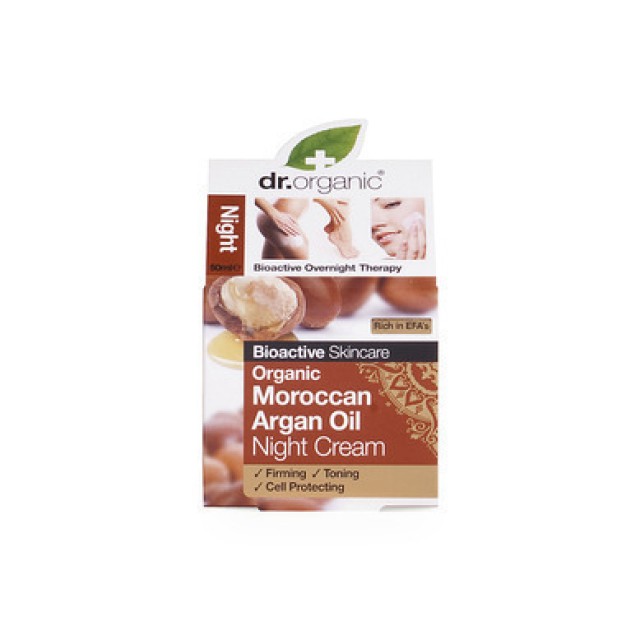 DR.ORGANIC MOROCCAN ARGAN OIL NIGHT CREAM 50ml