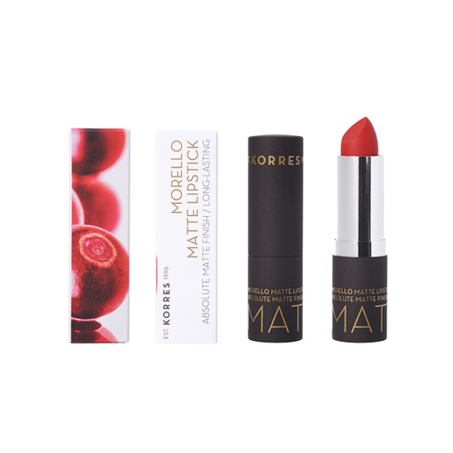 KORRES MORELLO MATTE LIPSTICK 54 CLASSIC RED 3.5gr