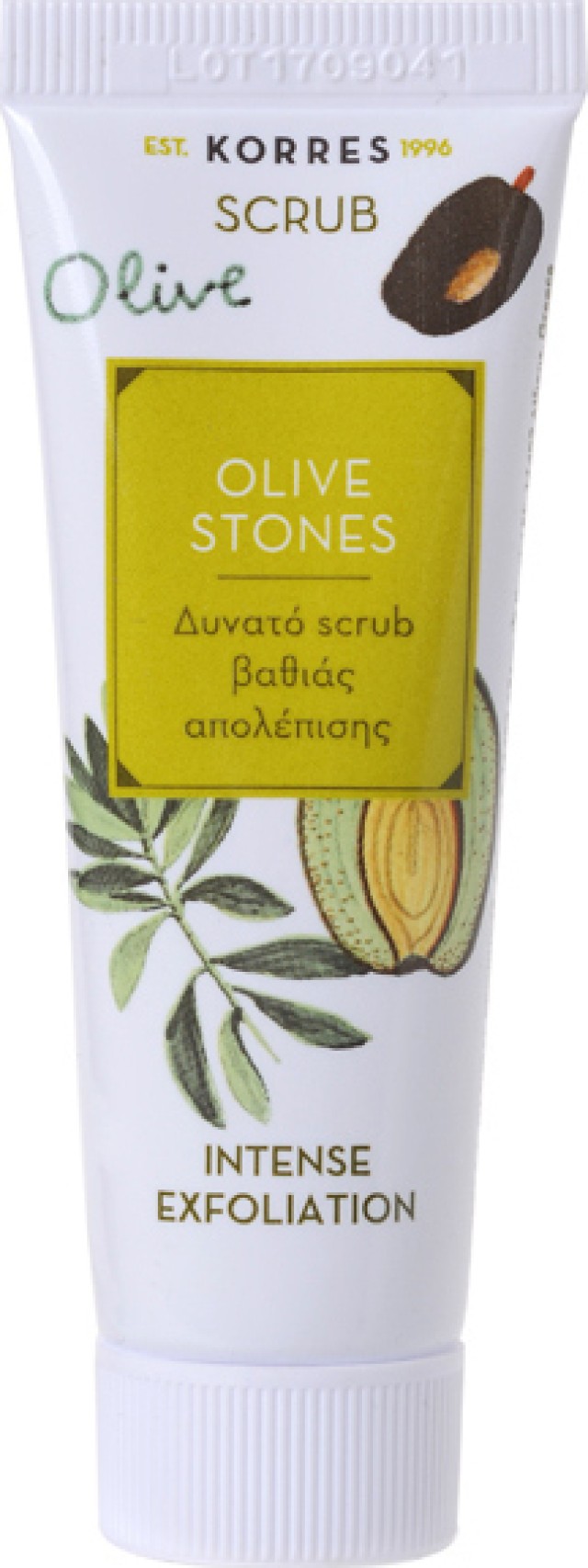 KORRES SCRUB OLIVE STONES ΓΙΑ ΒΑΘΥ ΚΑΘΑΡΙΣΜΟ 18ml