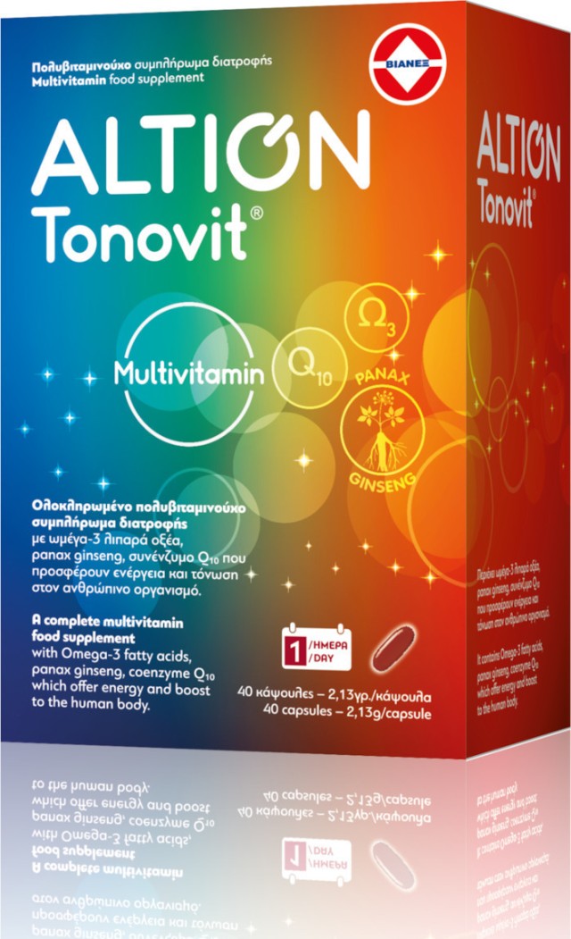 ALTION TONOVIT MULTIVITAMIN ΣΥΜΠΛΗΡΩΜΑ ΔΙΑΤΡΟΦΗΣ 40caps