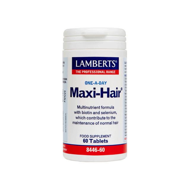 Lamberts One A Day Maxi Hair Συμπλήρωμα Διατροφής Για Υγιή Μαλλιά 60tabs