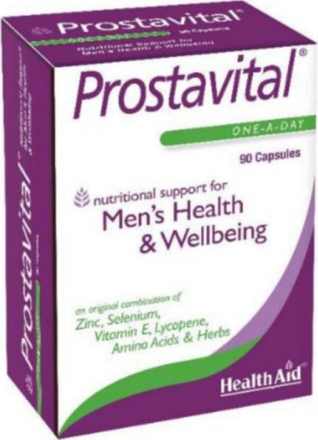 Health Aid Prostavital Συμπλήρωμα Διατροφής Για Υγιή Προστάτη 90caps