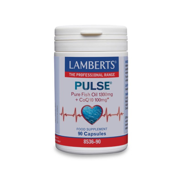 Lamberts Pulse Pure Fish Oil 1300mg & CoQ10 100mg Ιχθυέλαιο 90caps