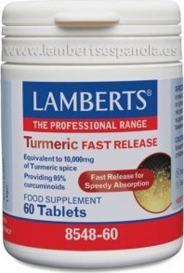 LAMBERTS TURMERIC FAST RELEASE 60tabs
