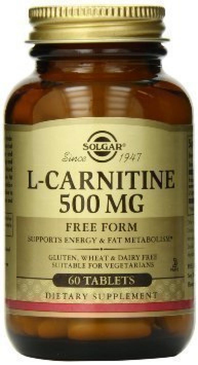 Solgar L-Carnitine 500mg 60tabs