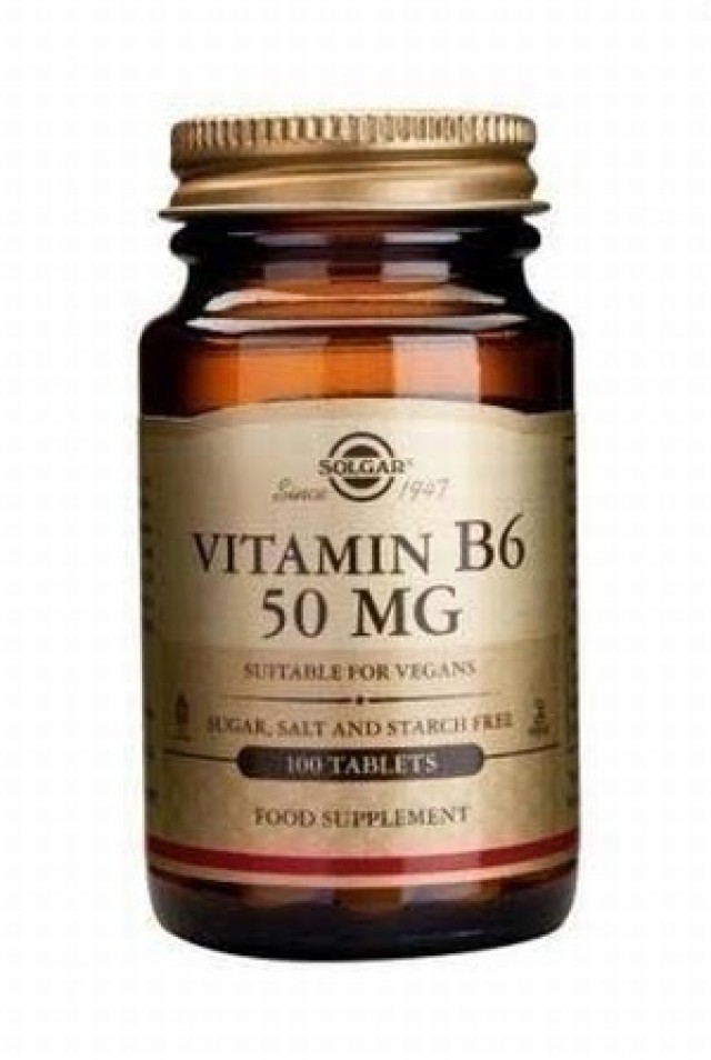 Solgar Vitamin B6 50mg 100tabs