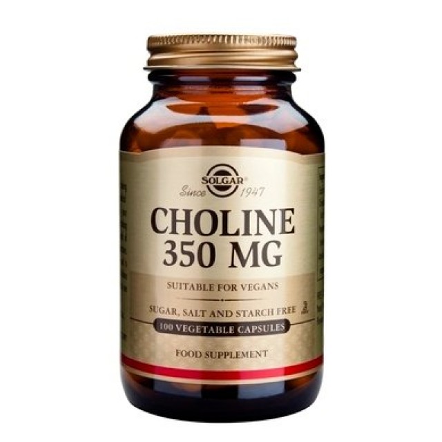 Solgar Choline 350mg 100vcaps