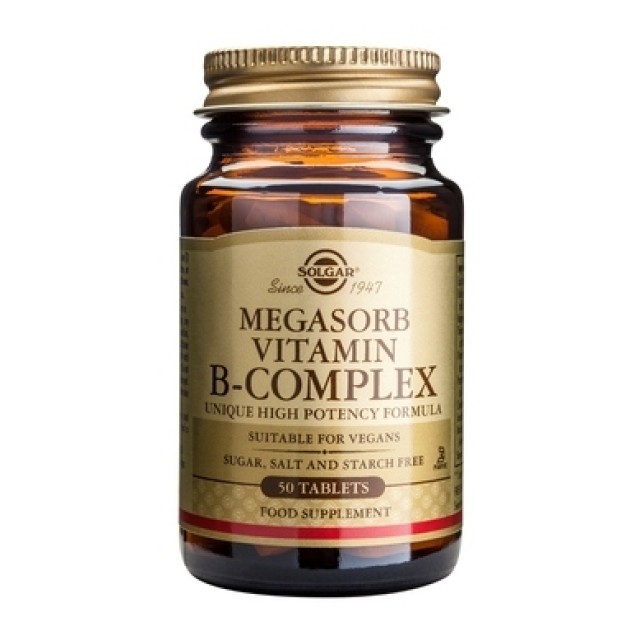 Solgar Megasorb Vitamin B-Complex 50tabs