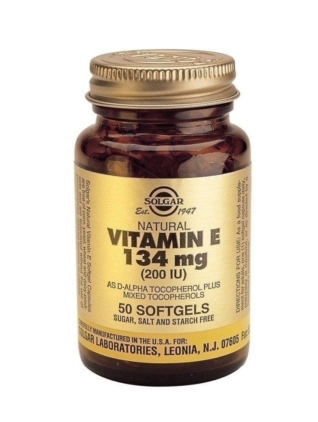 Solgar Vitamin E 200IU 50 μαλακές κάψουλες