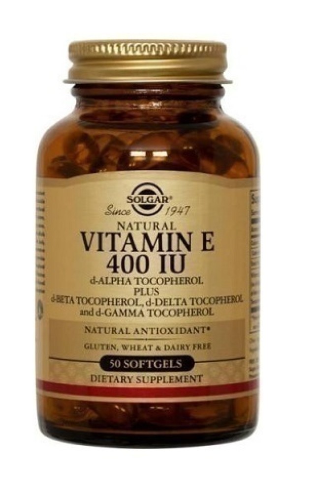 Solgar Vitamin E 268mg 400iu 50 μαλακές κάψουλες