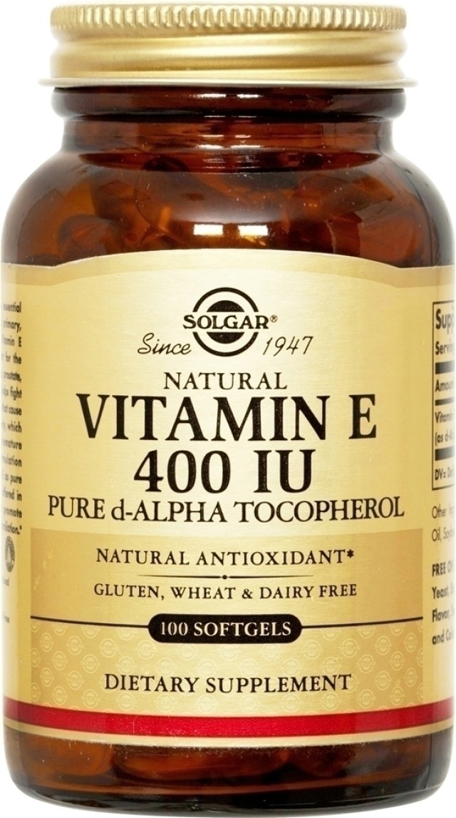 Solgar Vitamin E 400iu 100 μαλακές κάψουλες